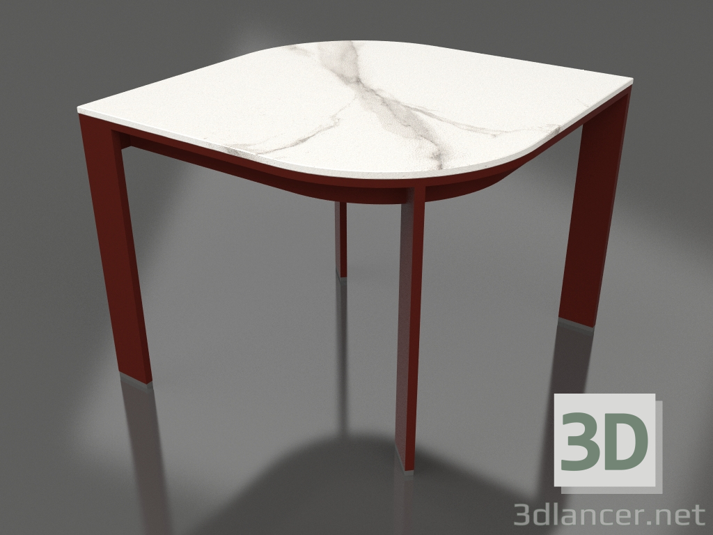 3D modeli Sehpa 45 (Şarap kırmızısı) - önizleme