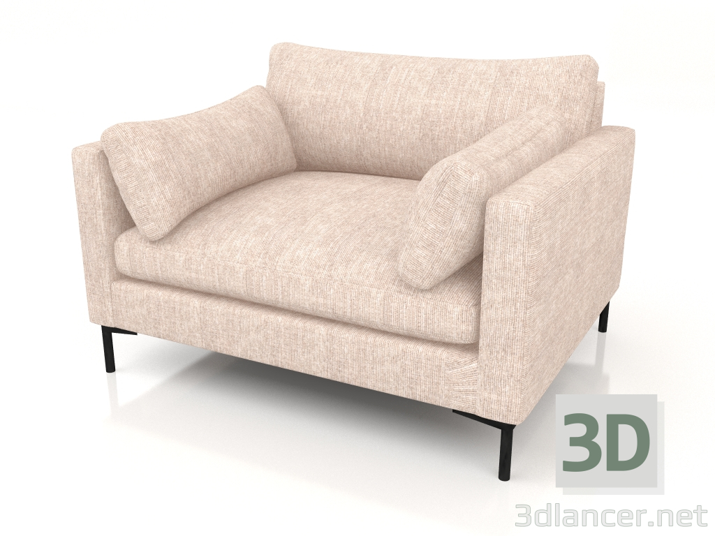 3d model Love Seat de verano (Latte) - vista previa