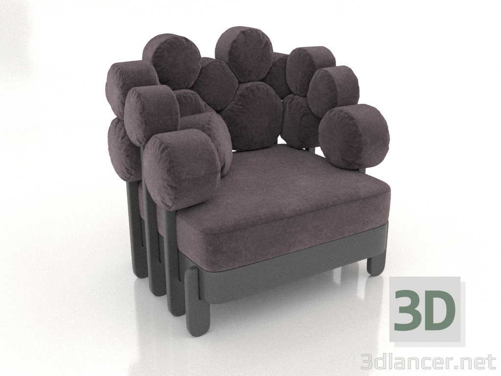 3D modeli IKRA koltuk karesi (seçenek 4) - önizleme