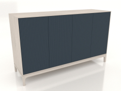 Mobile TV FARGO con frontali fresati 1600x500x950 mm (cobalto scuro, rovere sbiancato, opzione 1)