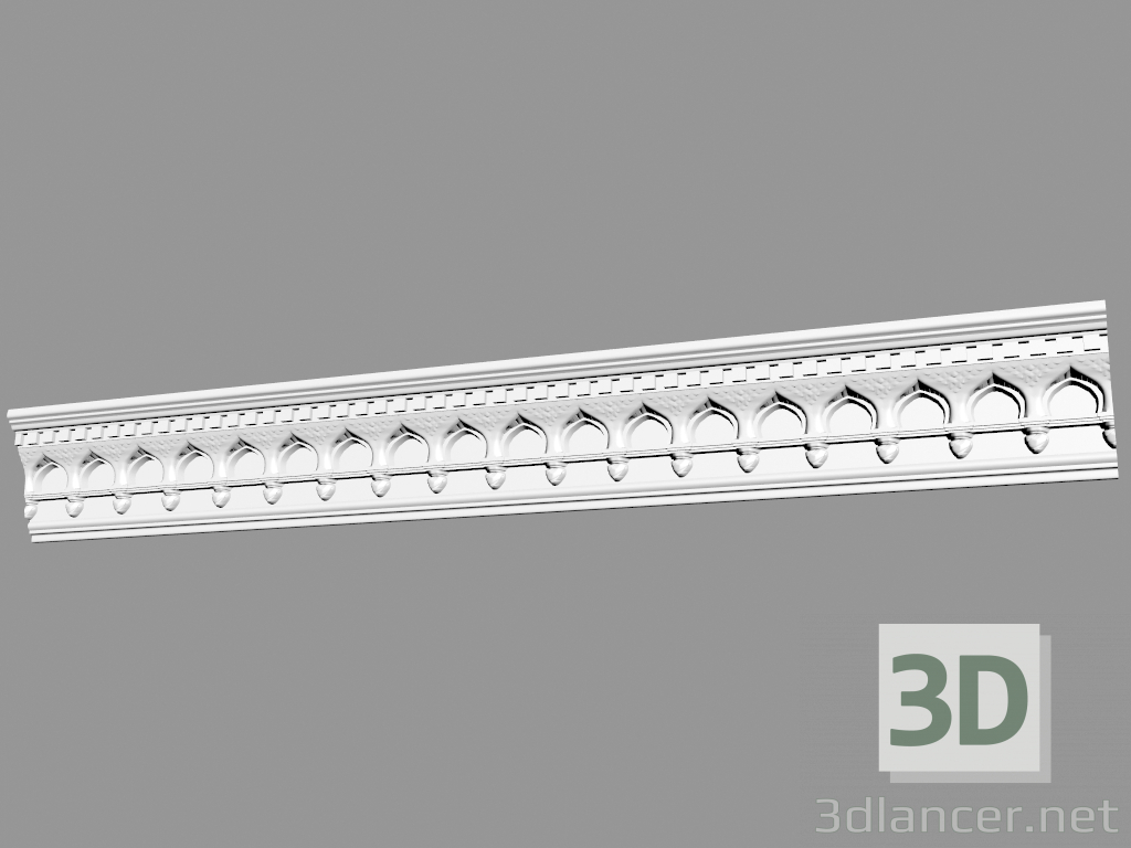 3d модель Карниз формовой (КФ11) – превью