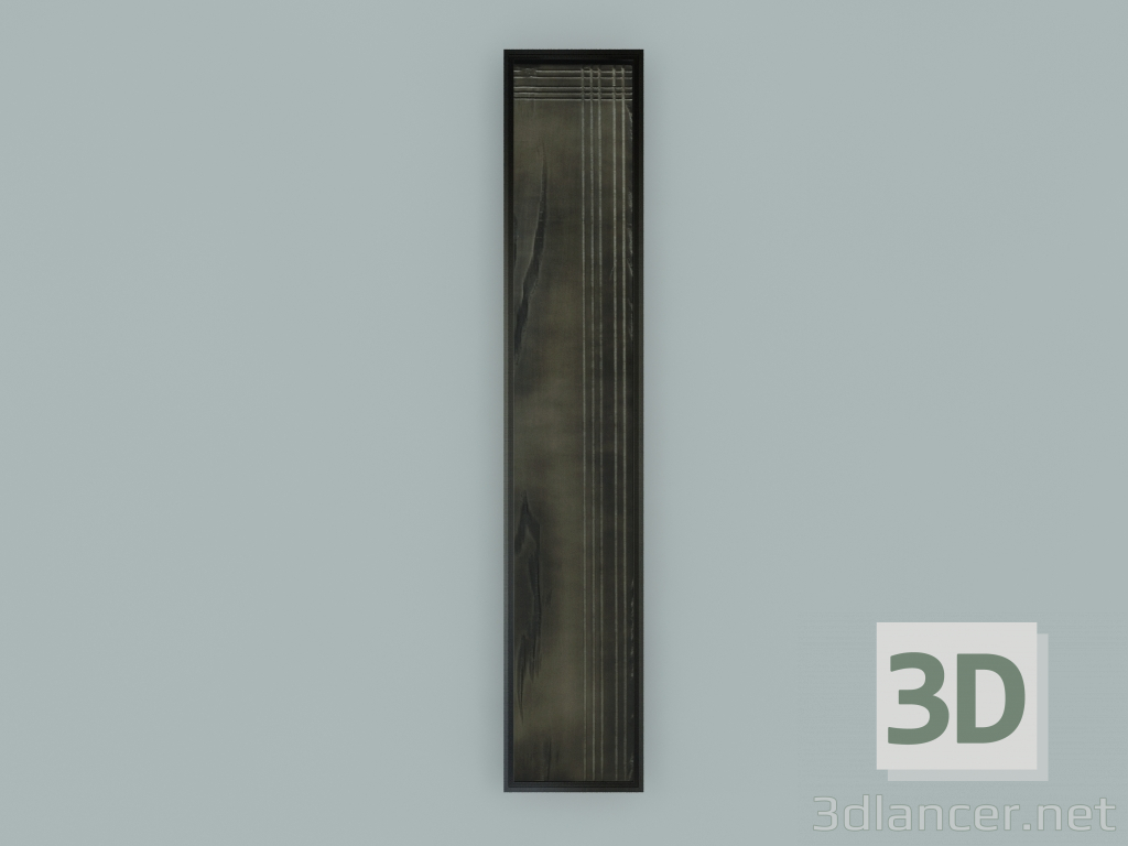 3d model Decoración de pared Miss Mary (29х184 cm) - vista previa