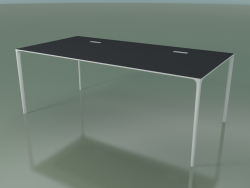 Table de bureau rectangulaire 0817 (H 74 - 100x200 cm, stratifié Fenix F06, V12)