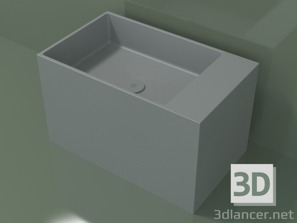 Modelo 3d Lavatório de bancada (01UN32102, cinza prateado C35, L 60, P 36, H 36 cm) - preview