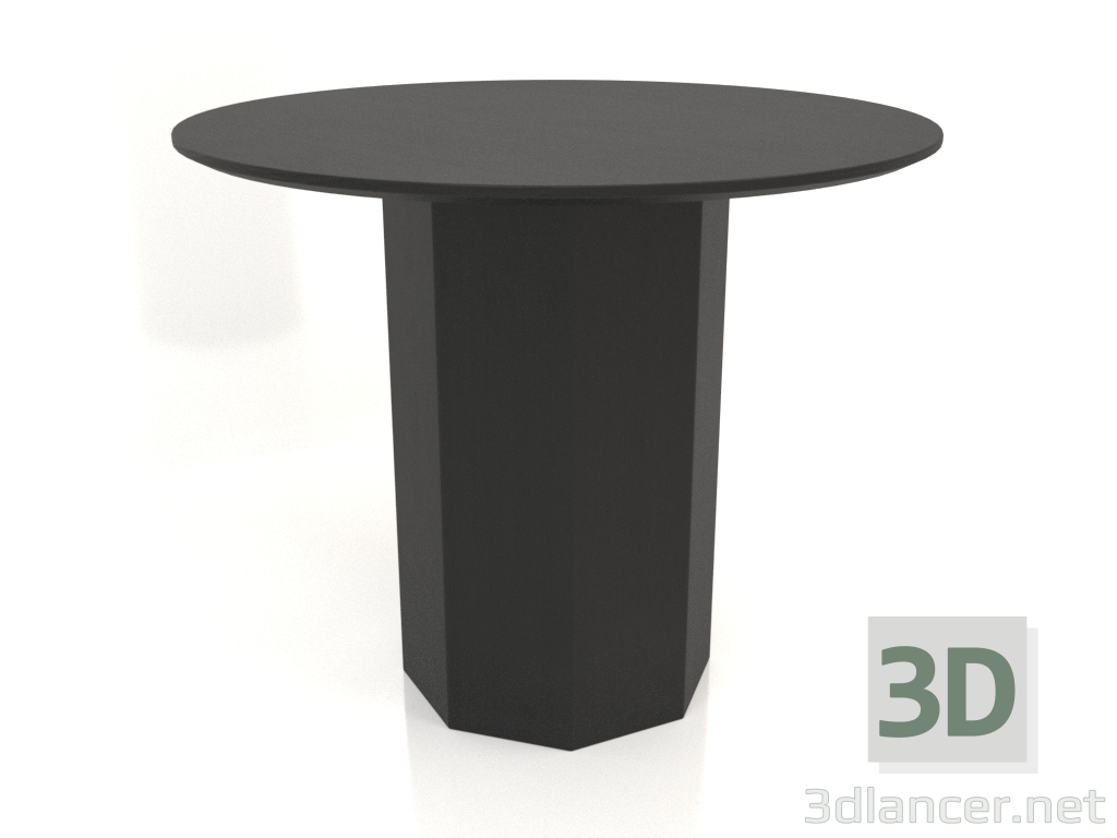 modello 3D Tavolo da pranzo DT 11 (P=900х750, legno nero) - anteprima