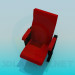 3d model Two legged armchair - preview