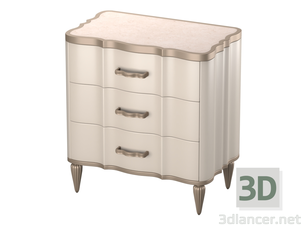 3d London Place bedside table model buy - render