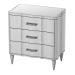 3d London Place bedside table model buy - render