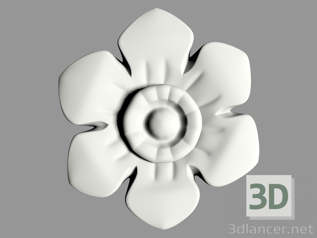 Modelo 3d Decoração de parede (F122) - preview