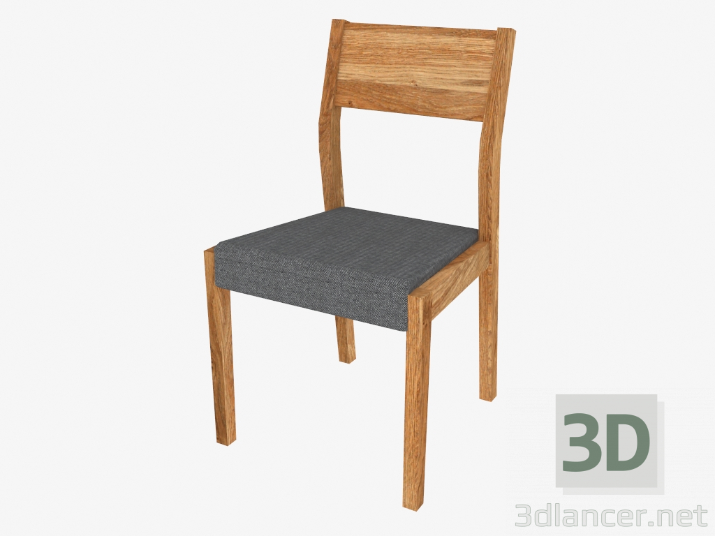 modello 3D Sedia imbottita (SE.K1 48x85x50cm) - anteprima