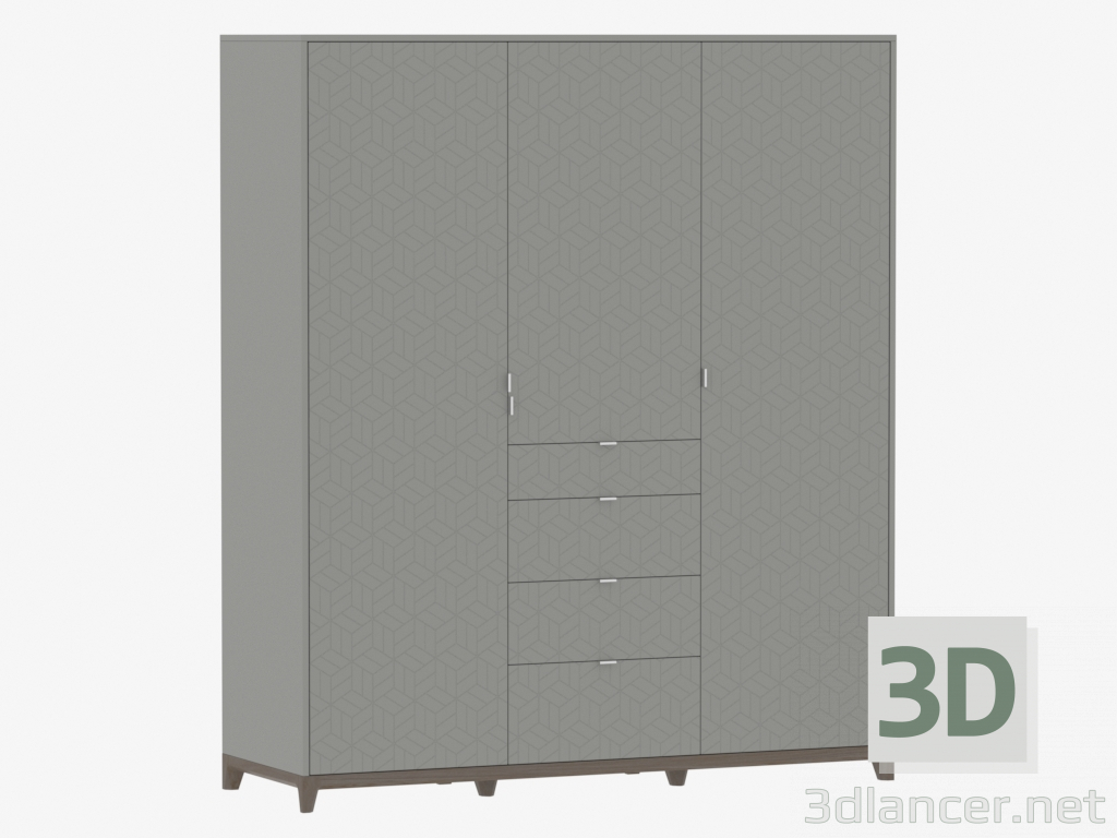 modèle 3D Armoire CASE № 2 - 1800 (IDC0201071006) - preview