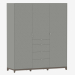 3d model Wardrobe CASE № 2 - 1800 (IDC0201071006) - preview