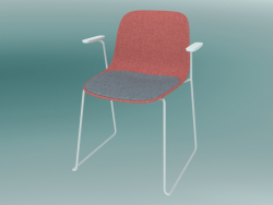 Silla con reposabrazos SEELA (S314 con acolchado)