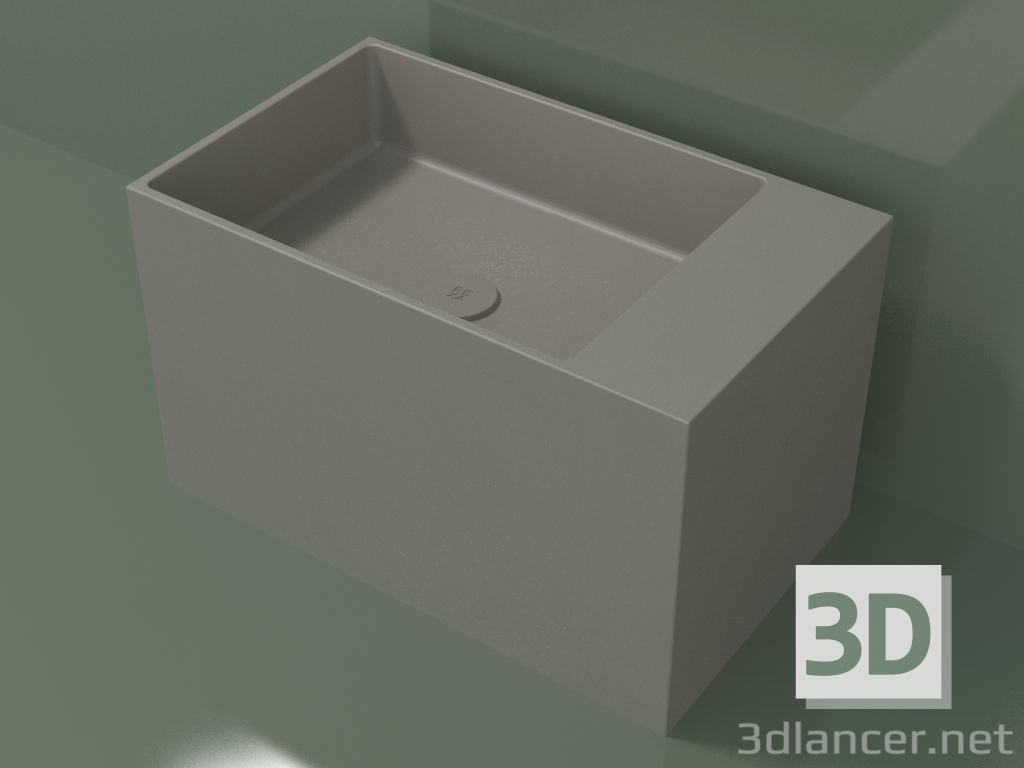 3d model Lavabo sobre encimera (01UN32102, Clay C37, L 60, P 36, H 36 cm) - vista previa