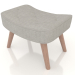 3d model Ottoman Hygge (grey) - preview