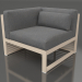 3D Modell Modulares Sofa, Abschnitt 6 links (Sand) - Vorschau