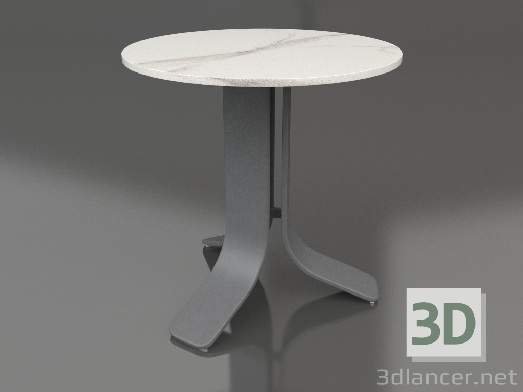 3d модель Стіл кавовий Ø50 (Anthracite, DEKTON Aura) – превью