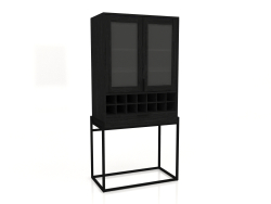 Travis wine cabinet (Black Oak)