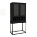 3d model Travis wine cabinet (Black Oak) - preview