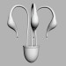 3D Modell Sconces cigno Collo 751 636 weiß - Vorschau