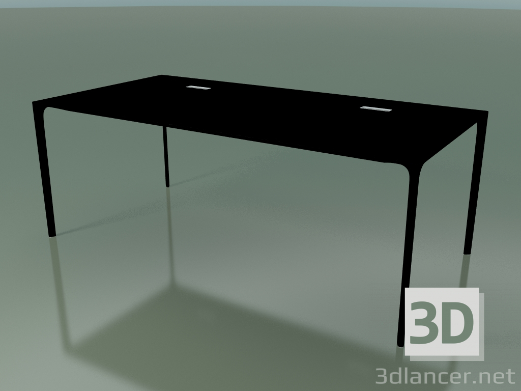 Modelo 3d Mesa retangular 0817 (H 74 - 100x200 cm, laminado Fenix F02, V39) - preview