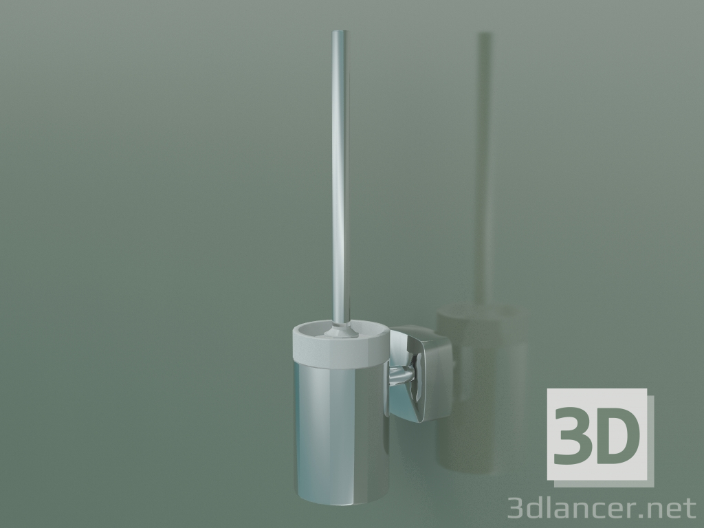 modello 3D Set WC con supporto (41505000) - anteprima