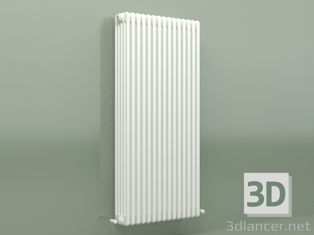 3D modeli Radyatör TESI 5 (H 1500 15EL, Standart beyaz) - önizleme