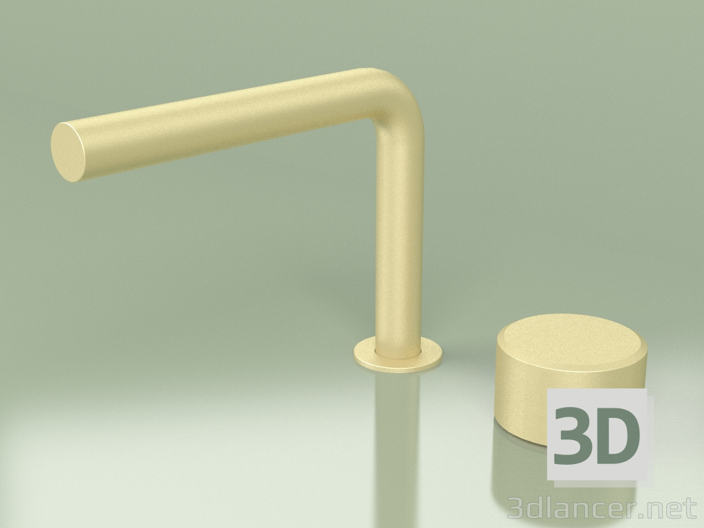 3d model 2-hole mixer with swivel spout (16 31 T, OC) - preview