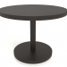 3d model Dining table DT 012 (D=1000x750, wood brown dark) - preview