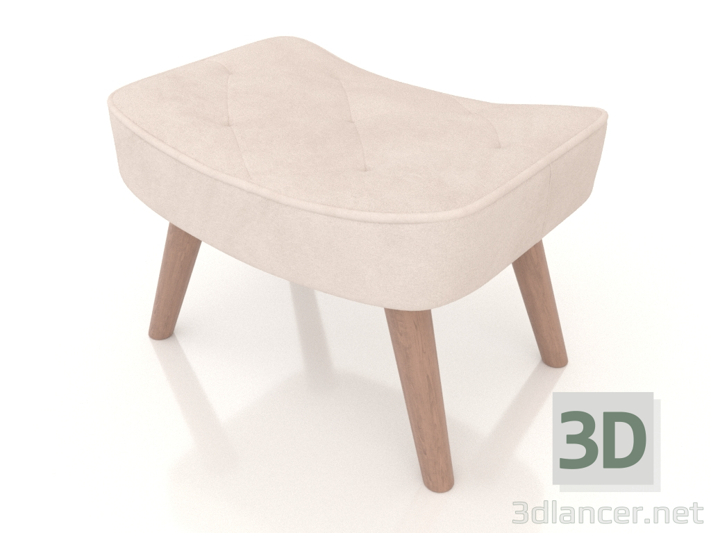 3D Modell Osmanischer Hygge (beige) - Vorschau