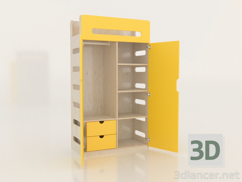 3d model Wardrobe open MOVE WC (WYMWC1) - preview