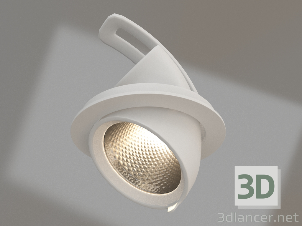 modèle 3D Lampe LTD-150WH-EXPLORER-30W Blanc Jour 38deg - preview