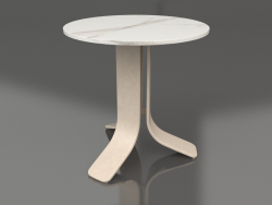 Table basse Ø50 (Sable, DEKTON Aura)