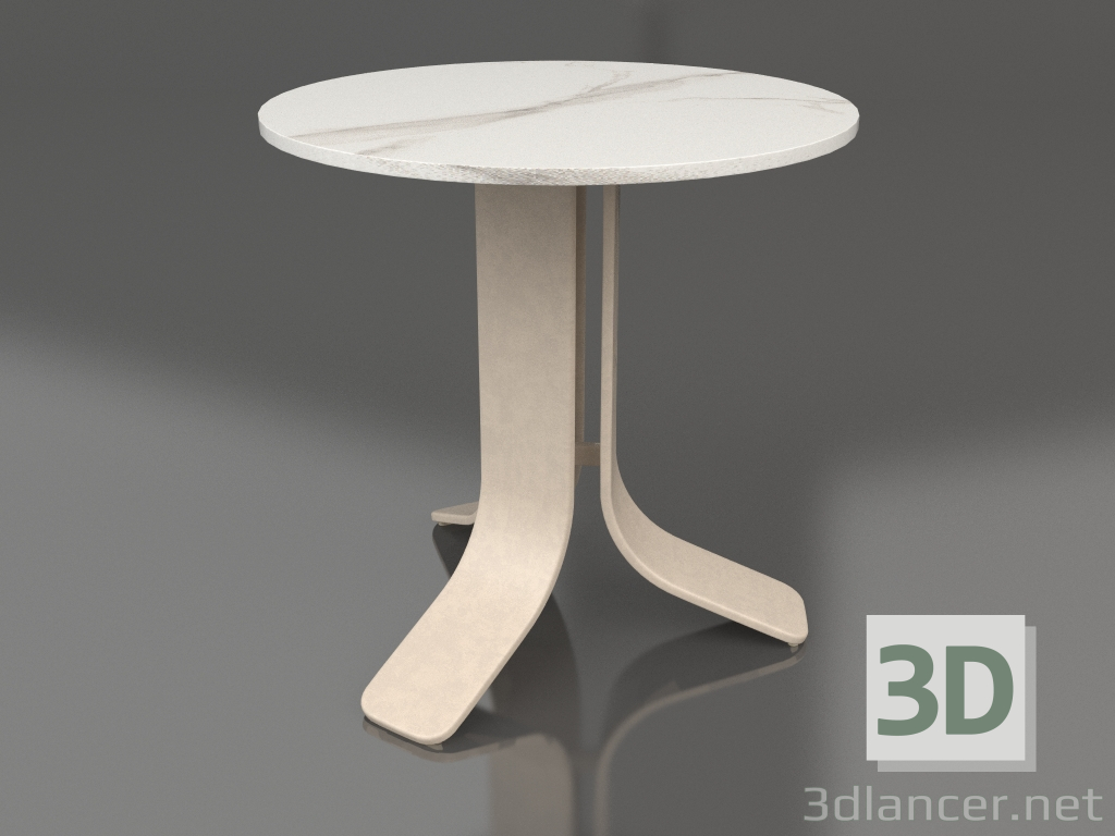 3d модель Стіл кавовий Ø50 (Sand, DEKTON Aura) – превью