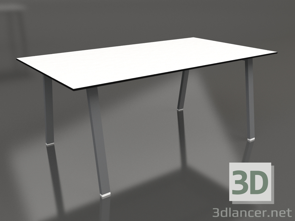 3d model Mesa de comedor 180 (Antracita, Fenólico) - vista previa