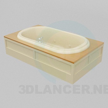 modello 3D Vasca da bagno - anteprima