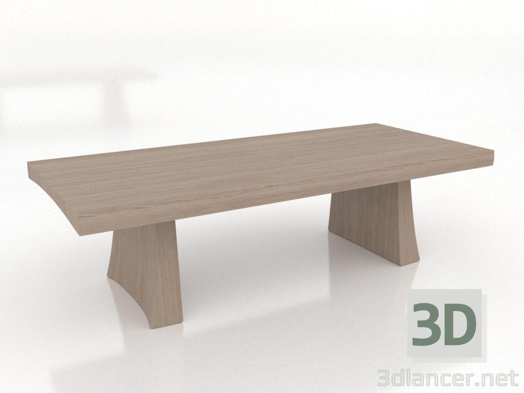 3d model Dining table SANDCASTLE - preview 3d model Dining table SANDCASTLE - preview