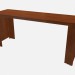 3d model Wooden bar table in the art deco style Desmond - preview