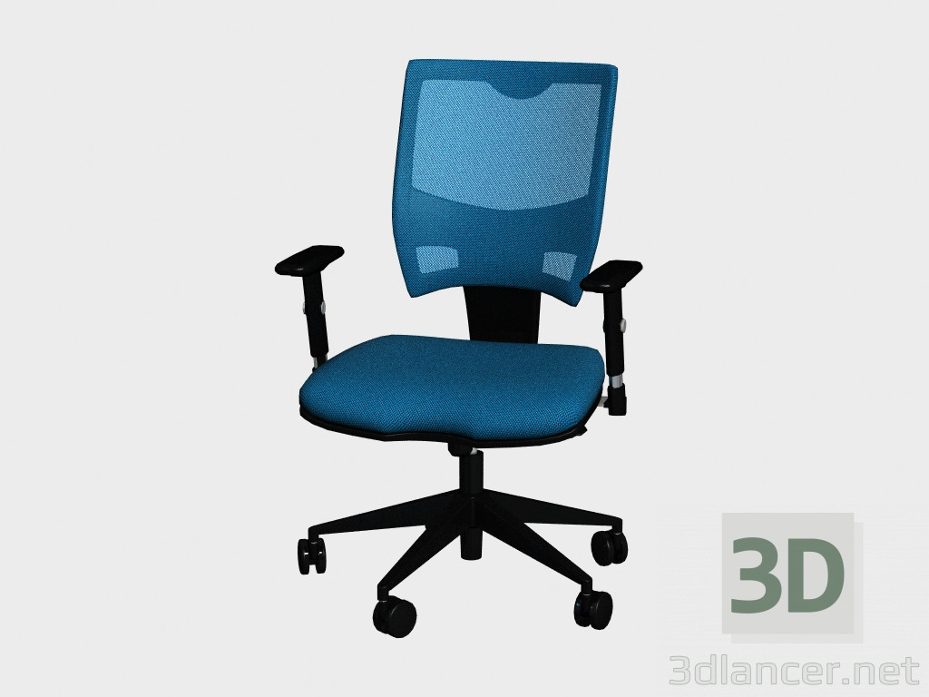 3d model Silla para el personal Spring - vista previa