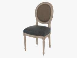 Стілець обідній FRENCH VINTAGE LOUIS GLOVE ROUND SIDE CHAIR (8827.0003.1103)