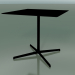 3d model Square table 5550 (H 72.5 - 79x79 cm, Black, V39) - preview