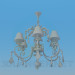 3d model Chandelier with a beautiful ornament - preview