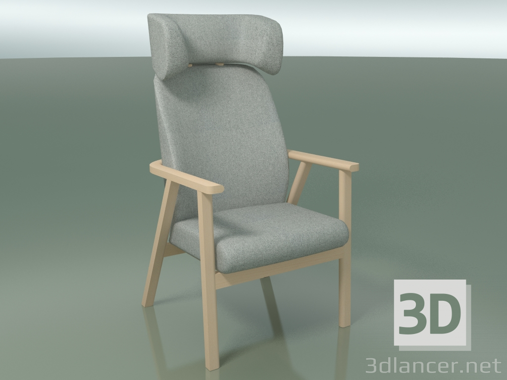 3d model Silla de ocio con reposacabezas Santiago 02 (363-241) - vista previa