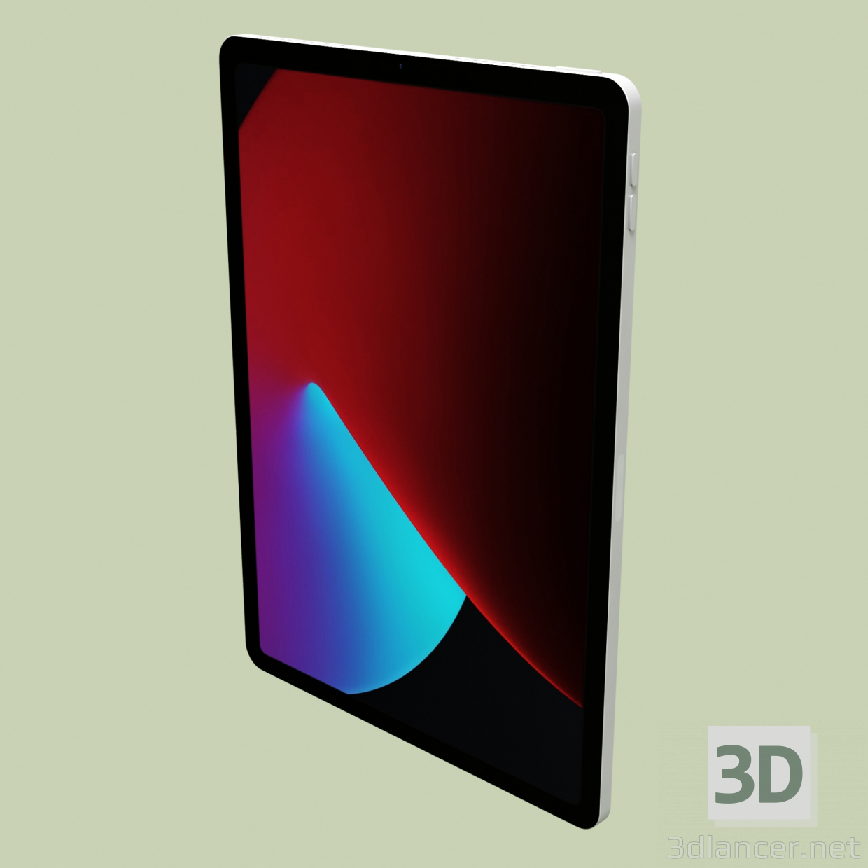 3d Tablet Apple iPad Air 4 (2020) model buy - render