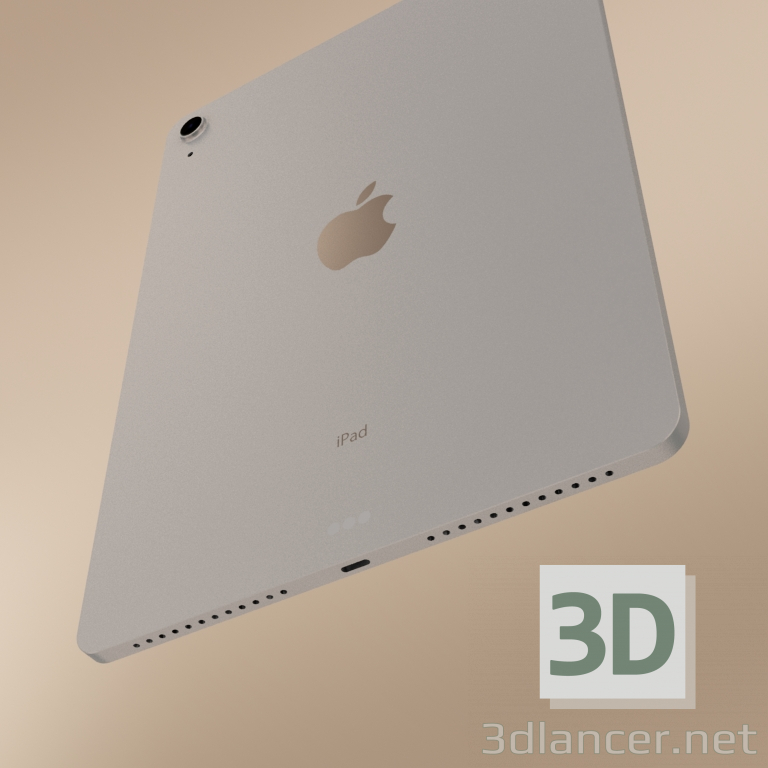 3d Tablet Apple iPad Air 4 (2020) model buy - render