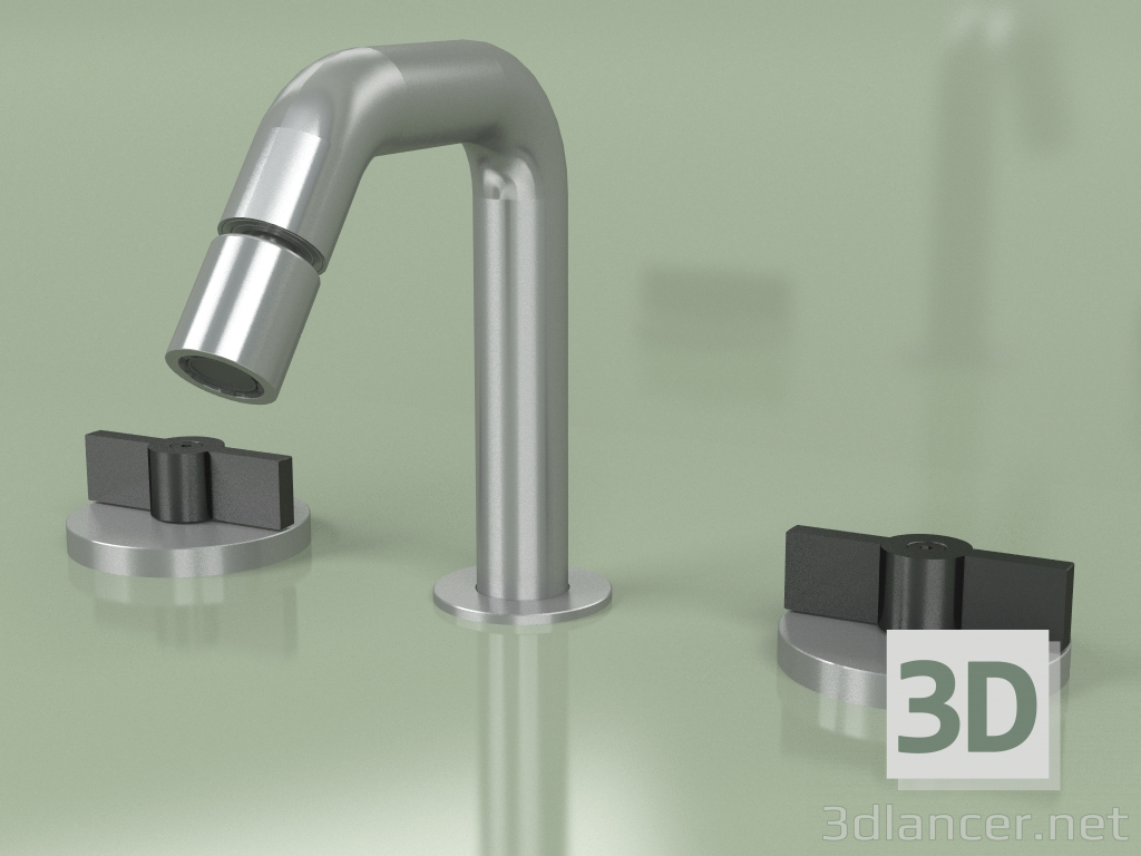 modello 3D Miscelatore bidet con bocca orientabile (19 37 V, AS-ON) - anteprima