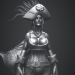 Modelo 3d Garota - Pirata - preview