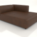 3D Modell Chaiselongue 177 mit Armlehne links - Vorschau