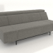 3D Modell Das Schlafsofa ist zusammenklappbar - Vorschau