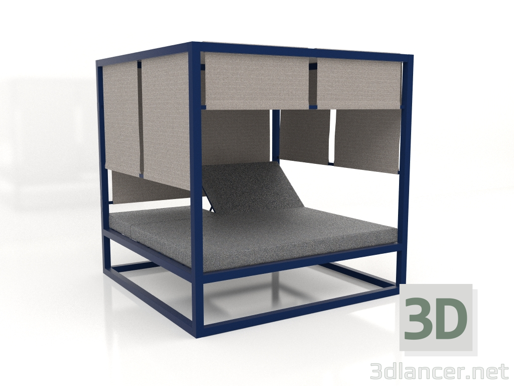 3D Modell Erhöhtes Sofa (Nachtblau) - Vorschau